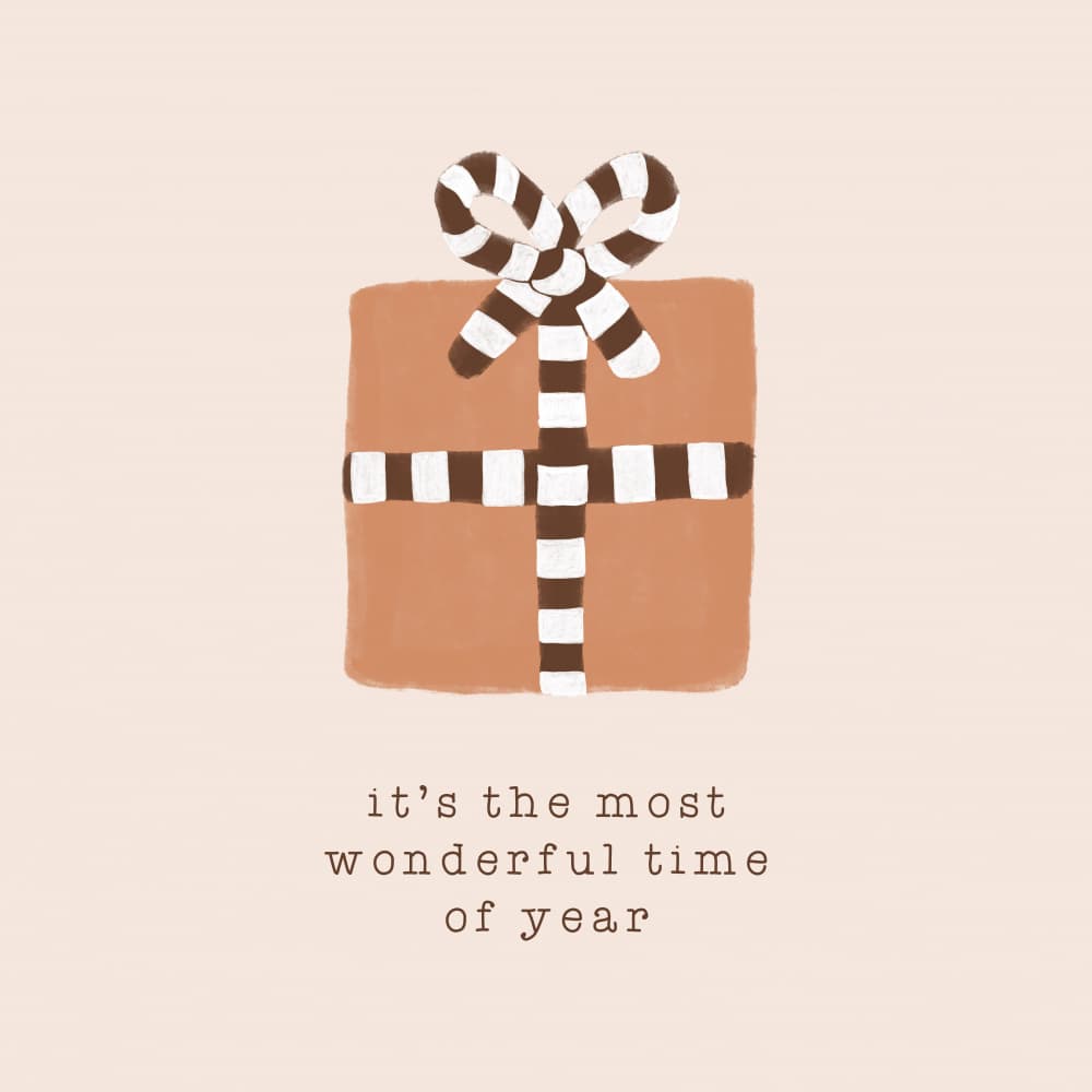 Wonderful Holiday Gift by Orara Studio — canvas wall art