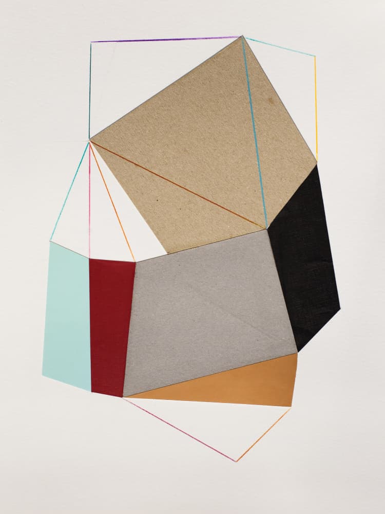 Colorful Geometric Design by Ildefonso Martín — canvas wall art