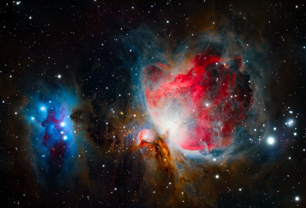 Orion Nebula Starfield by Jianshu — canvas wall art