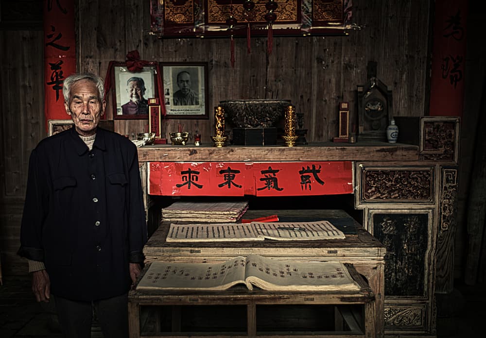 Elder's Traditional Sanctuary by Peter Davidson — canvas wall art
