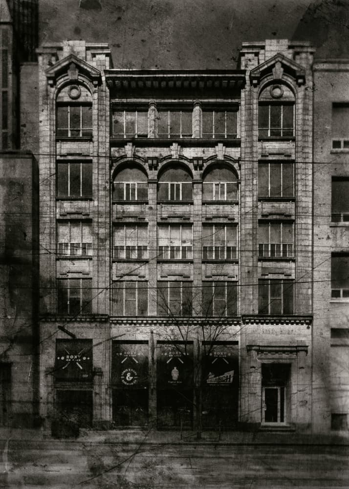 Historic City Facade by The Learning Curve Photography — canvas wall art