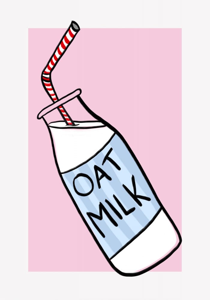 Oat Milk Delight by Athene Fritsch — canvas wall art