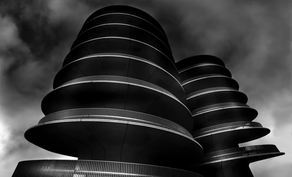 Dramatic Modern Architecture by wiebe wilbers — canvas wall art