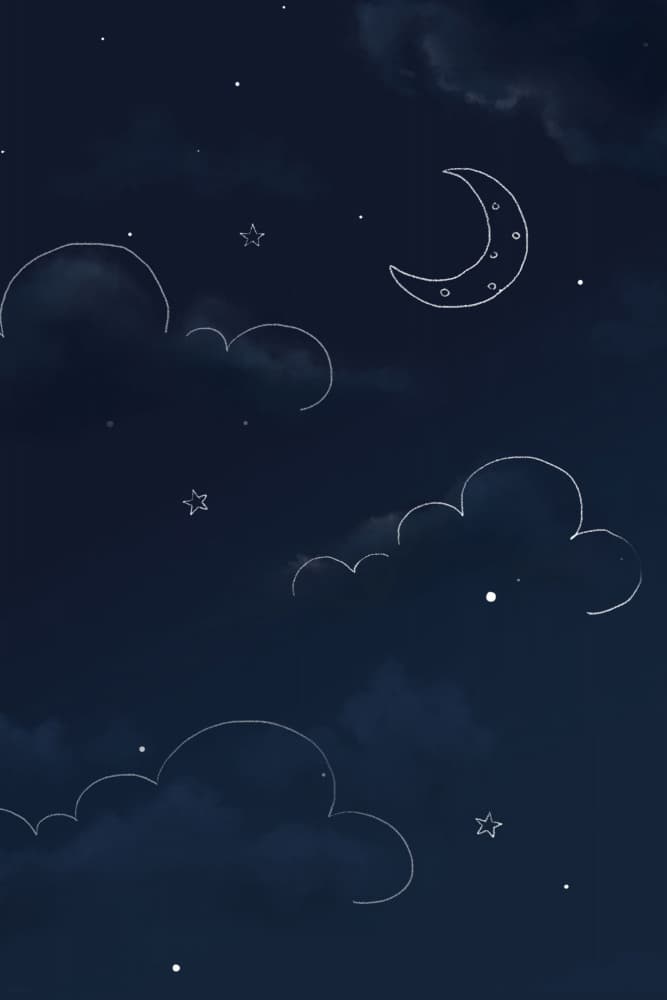 Dreamy Night Sky by Xuan Thai — canvas wall art