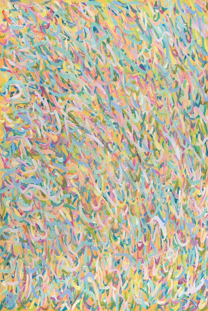 Soft Pastel Strokes by Helen Joynson — canvas wall art