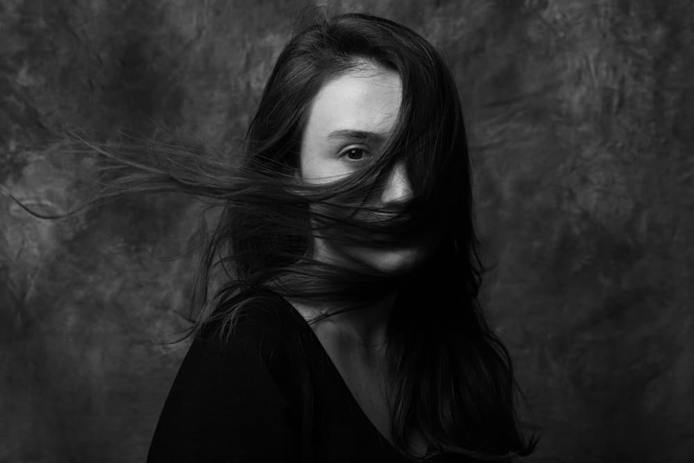 Intense Hidden Gaze by Mehdi Mokhtari — canvas wall art