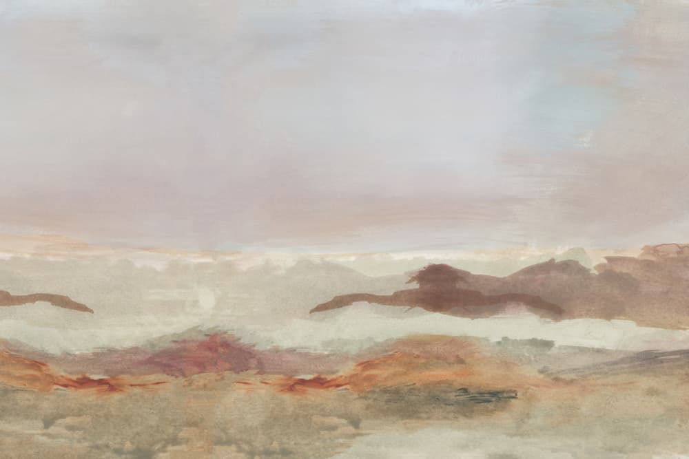 Serene Desert Horses by cartissi — canvas wall art