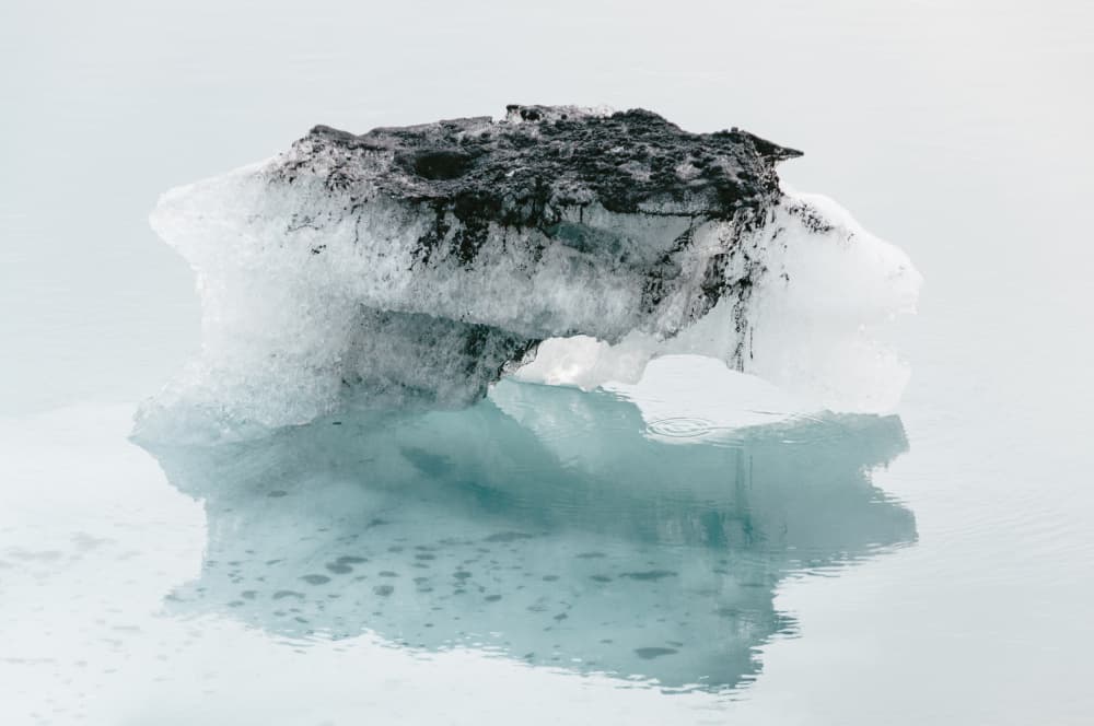 Blue Iceberg Serenity by Photolovers — canvas wall art