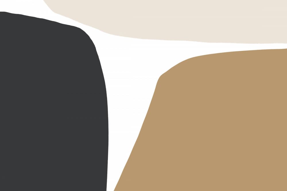 Geometric Shapes in Neutral Tones by uplusmestudio — canvas wall art