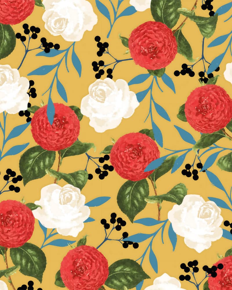 Vibrant Garden Blooms