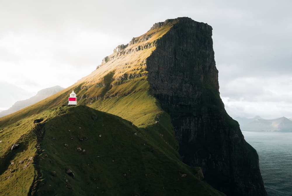 Kallur Lighthouse by Theodor Gerhamn — canvas wall art