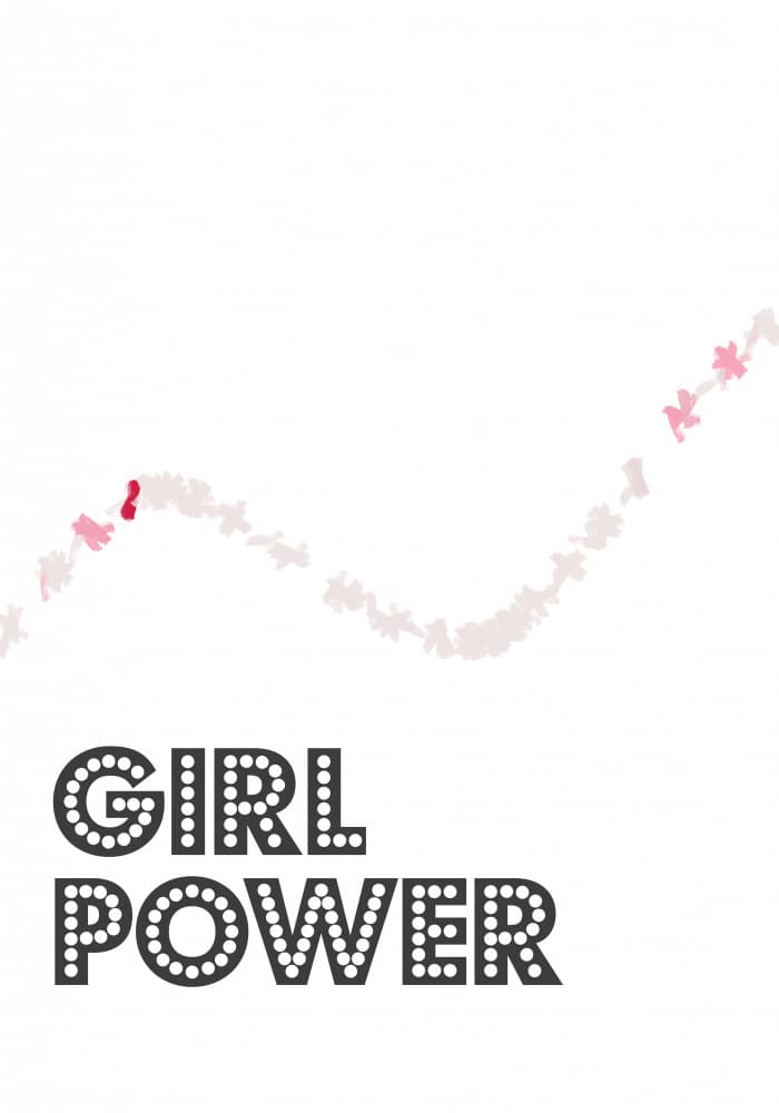 Girl Power Typography by Neetesh Kumar — canvas wall art