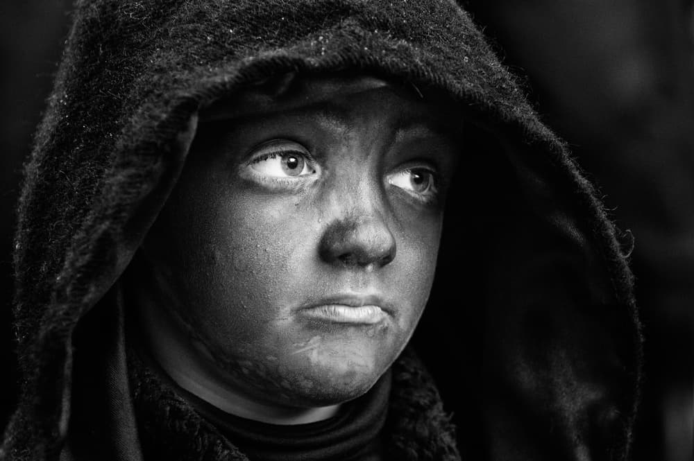 Pensive Hooded Youth by Giovanni Cavalli — canvas wall art