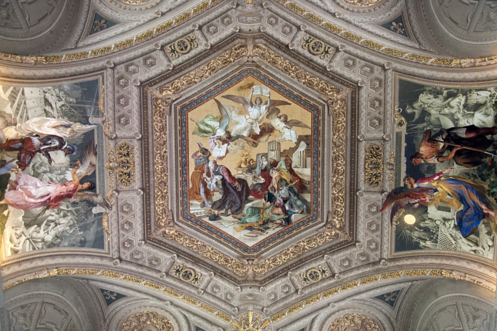 Divine Ceiling Adoration by amini54 — canvas wall art