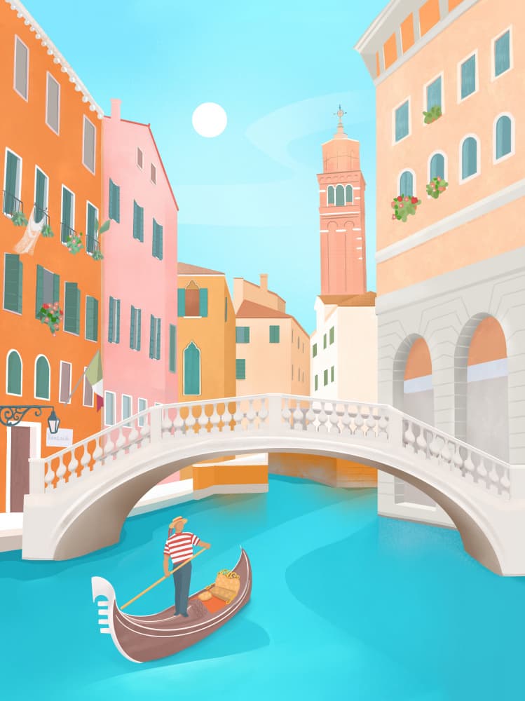 Venice by Petra Lizde — canvas wall art