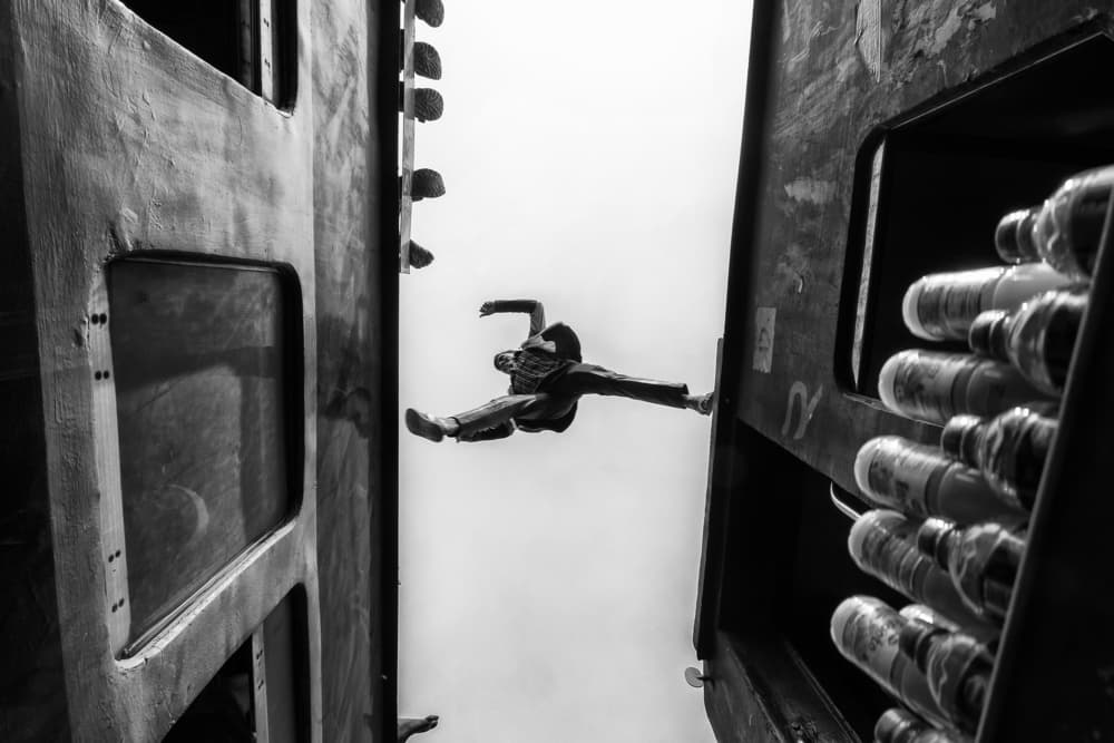 Sky High Leap by Azim Khan Ronnie — canvas wall art