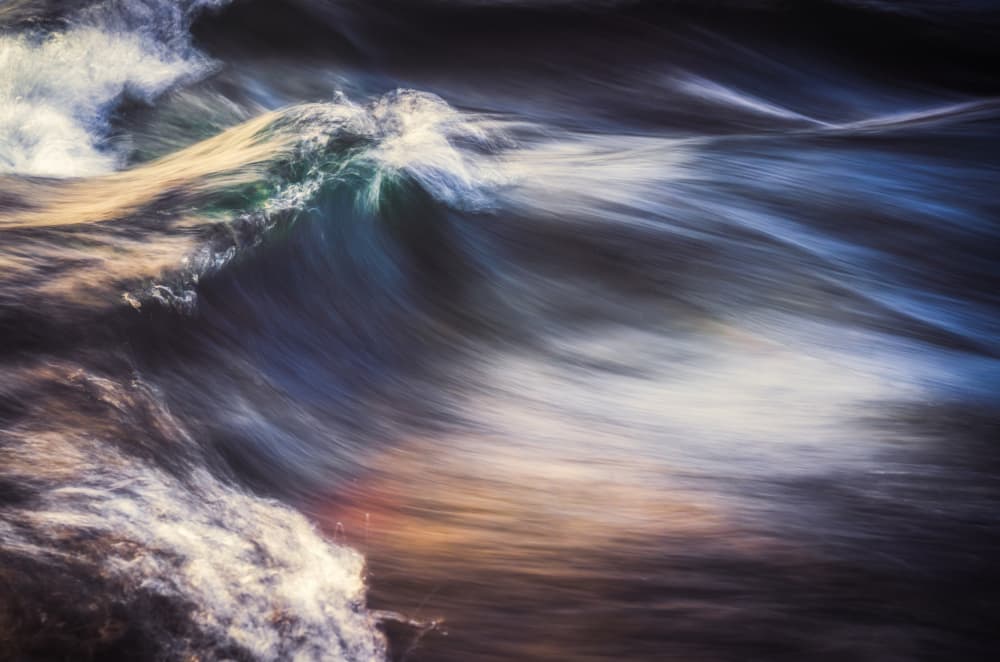 Abstract Ocean Flow by Hiroaki Ikeshita — canvas wall art