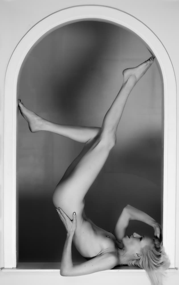 Inverted Nude Form by Colin Dixon — canvas wall art