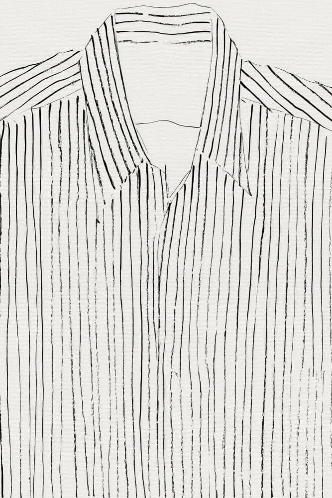 Stripedshirt by Treechild — canvas wall art