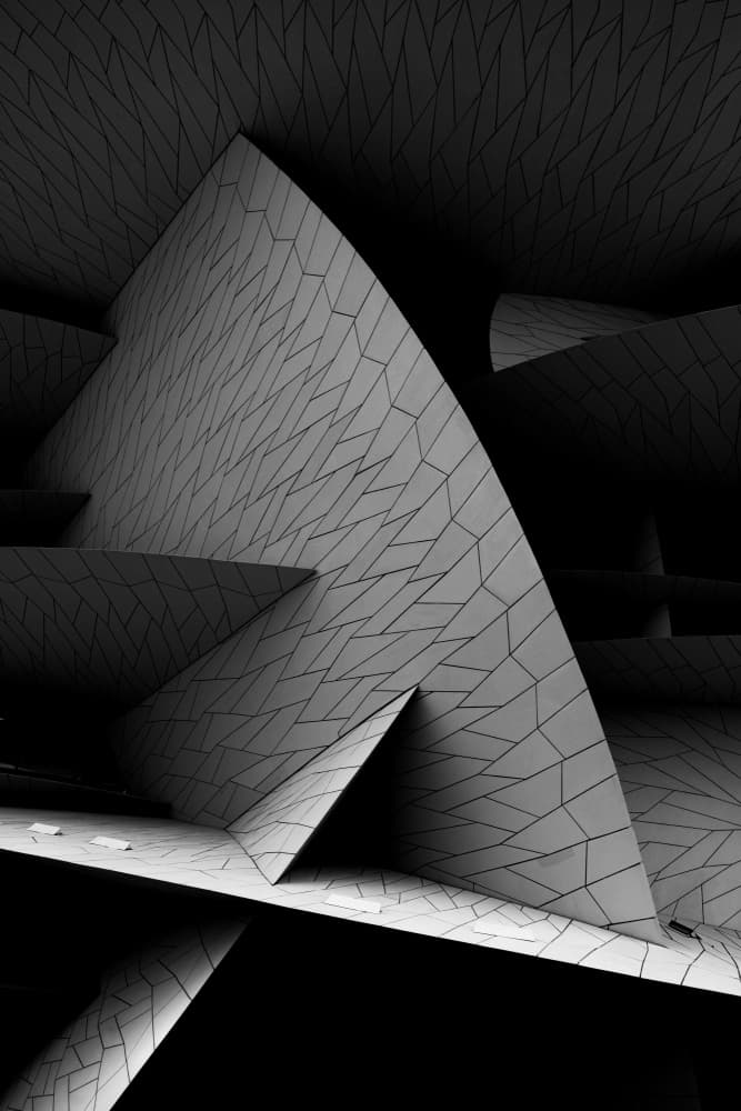 Modern Architectural Curves by Jorge Grande Sanz — canvas wall art