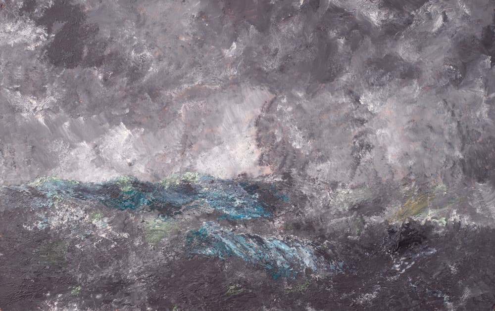 Storm In the Archipelago, Dalarö by August Strindberg — canvas wall art