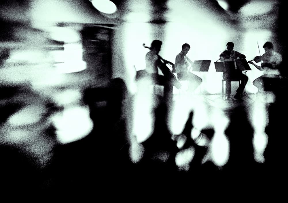 Ethereal String Quartet by Mirela Momanu — canvas wall art