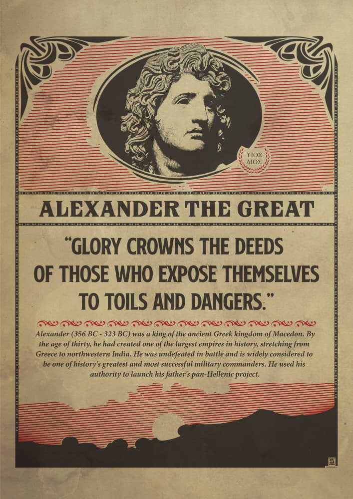 Alexander The Great by Dion Gem — canvas wall art