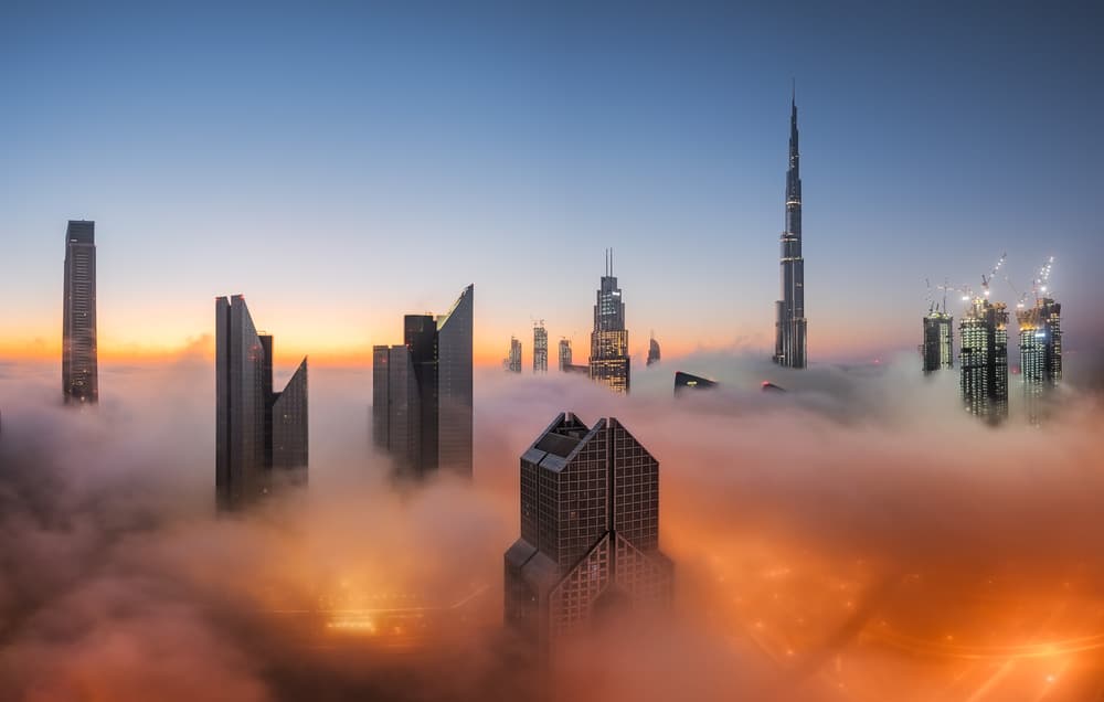 City Above Clouds by Karim Eldeghedy — canvas wall art
