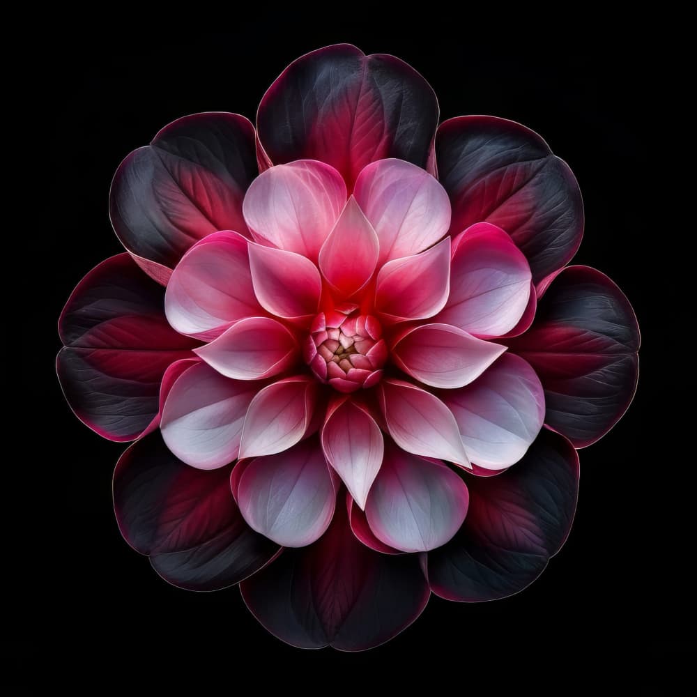 Vibrant Dahlia Bloom by Bilge Paksoylu — canvas wall art