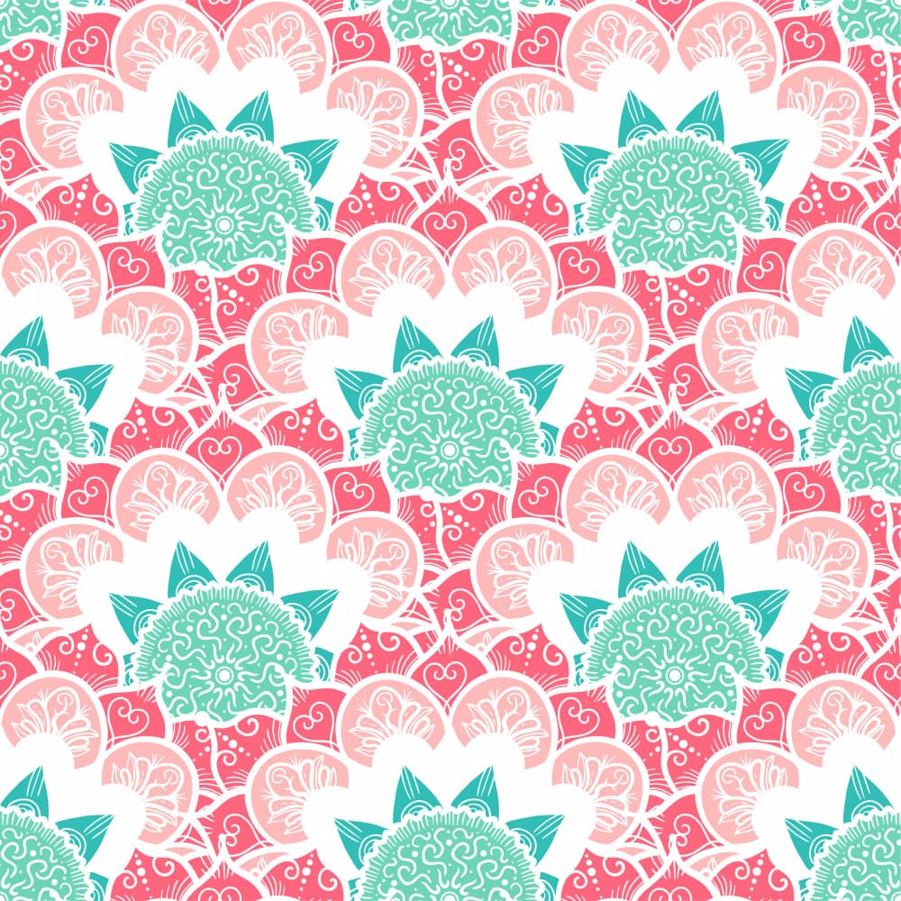 Soft Floral Mandalas by Marika Barsrsind — canvas wall art