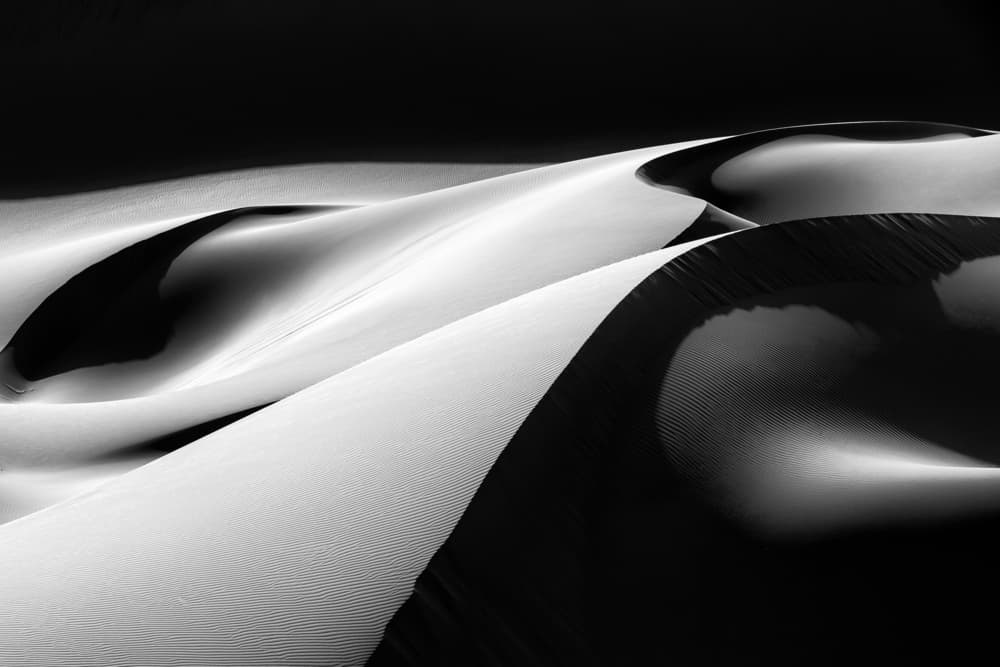 Curving Desert Dunes by Mohammadreza Momeni — canvas wall art