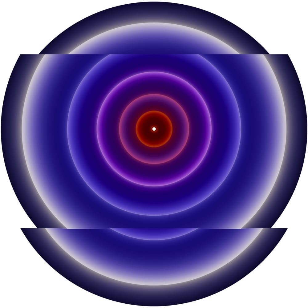Vibrant Radial Glow by PASLIER Morgan — canvas wall art