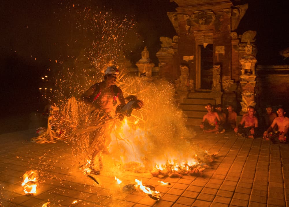 Balinese Fire Dance by Angela Muliani Hartojo — canvas wall art