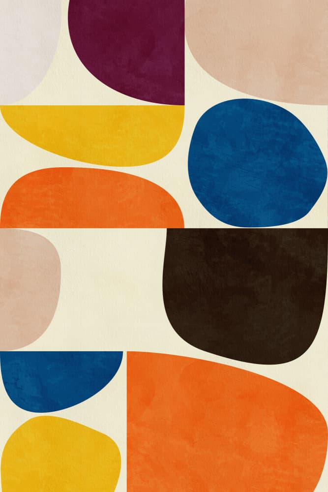 Vivid Bauhaus by Ana Rut Bre — canvas wall art