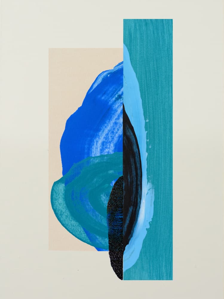 Fluid Color Block by Diana Jahns — canvas wall art