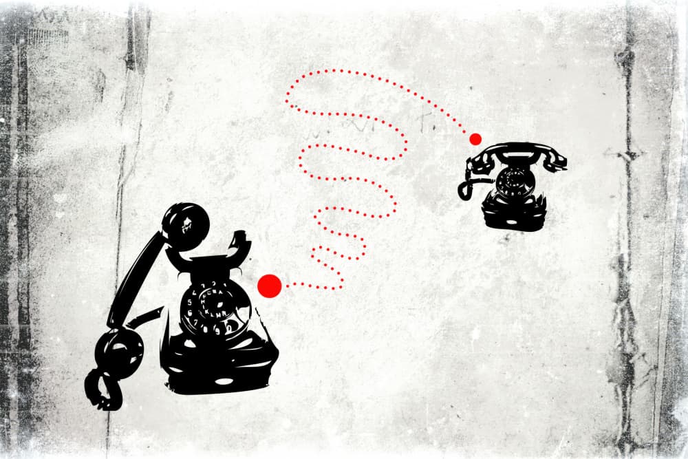 Vintage Phone Call by Rafal Kulik — canvas wall art