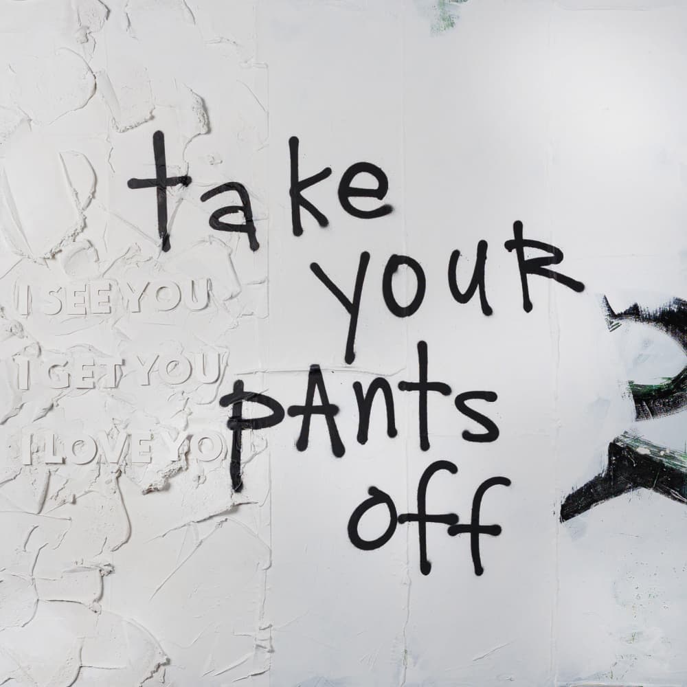 Provocative Textured Statement by kent youngstrom — canvas wall art