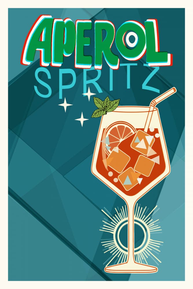 Refreshing Orange Cocktail by casa cartissi — canvas wall art