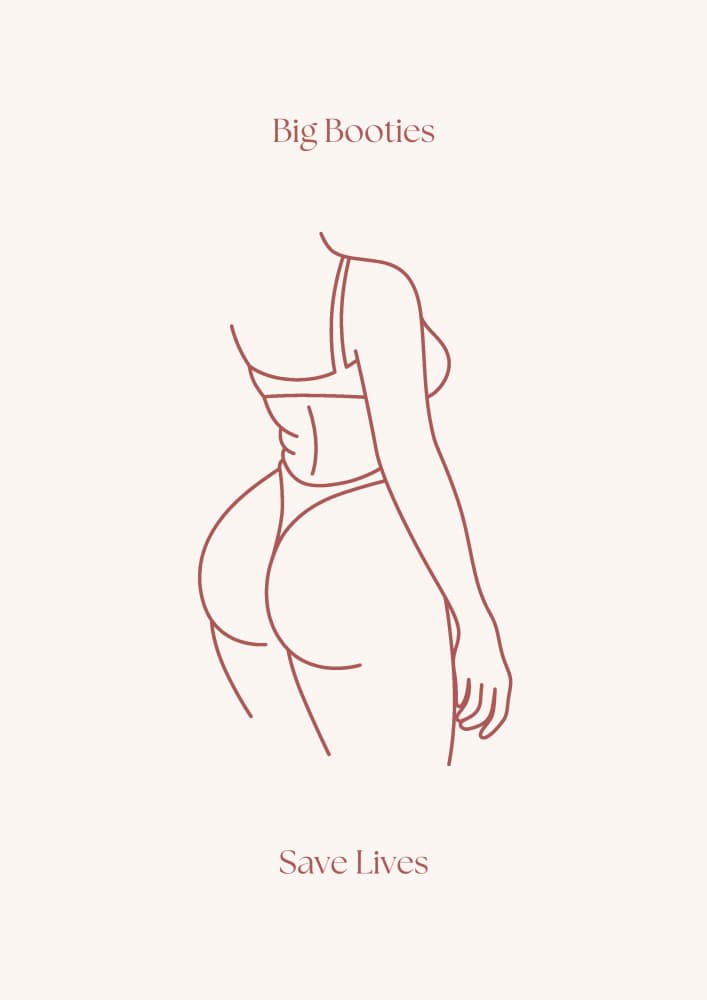 Female Form Line Art by Nazma Khokhar — canvas wall art
