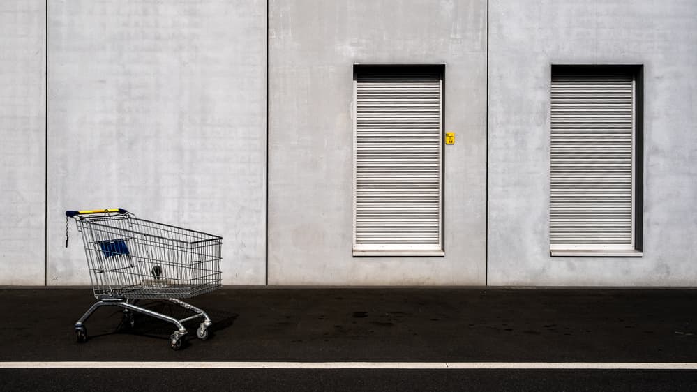 Empty Cart Modern Wall by Lus Joosten — canvas wall art