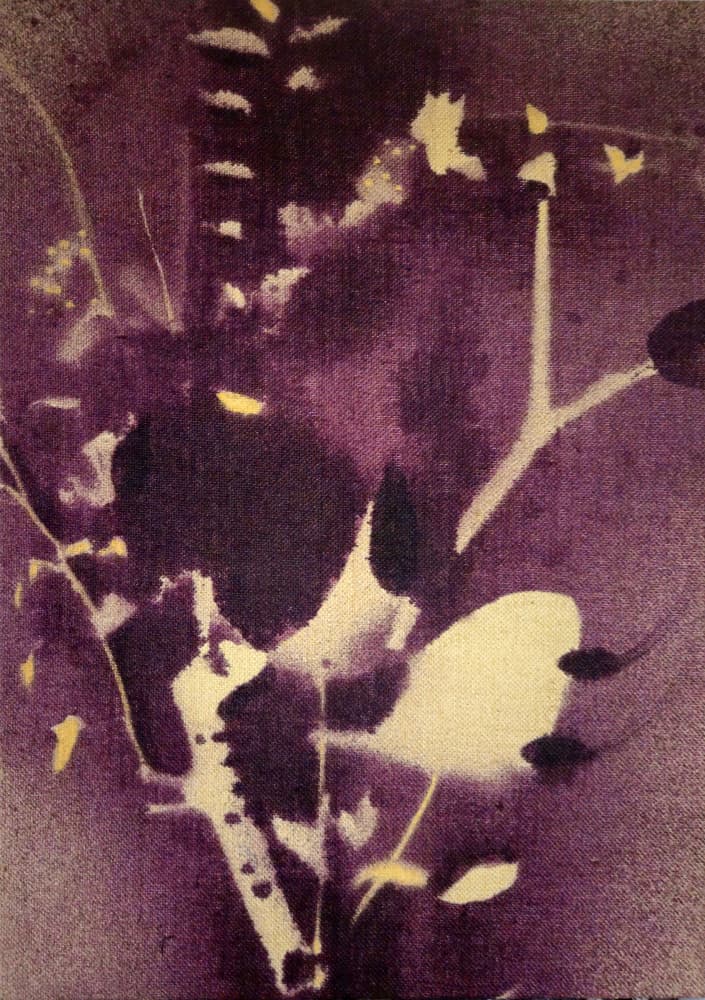Deep Purple Botanicals by Stefano Mazzolini — canvas wall art