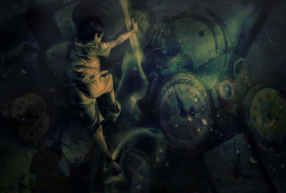 Boy's Time Dream by Silvia Simonato — canvas wall art
