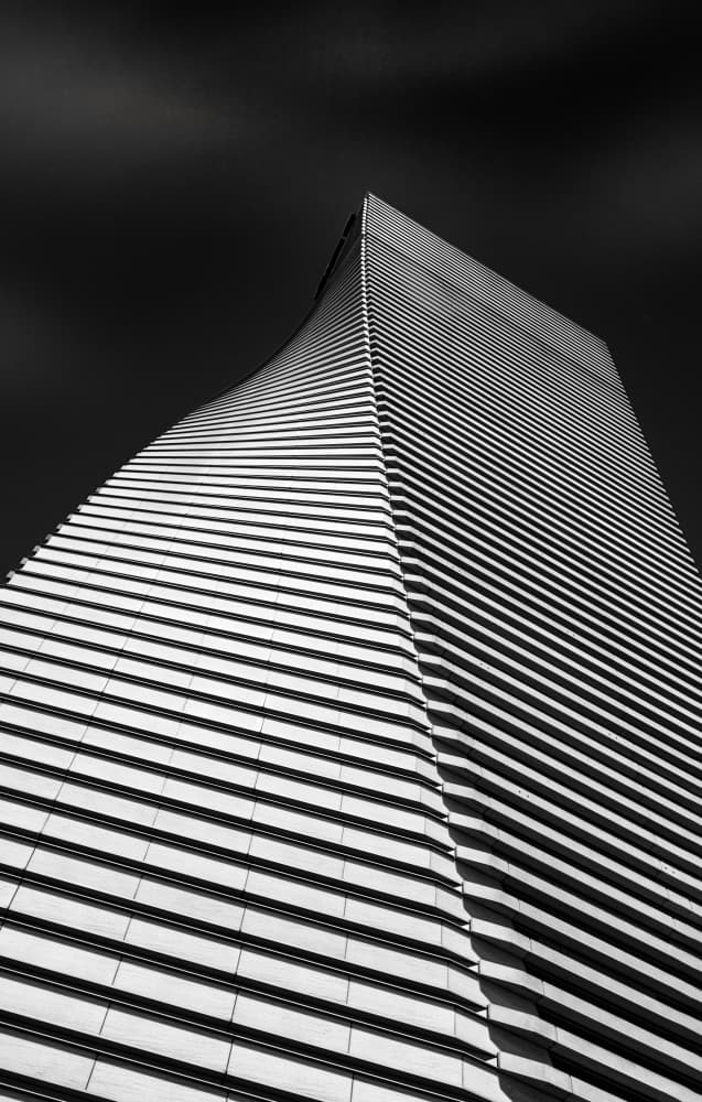 Modern Architectural Curves by Makihiko Hayama — canvas wall art