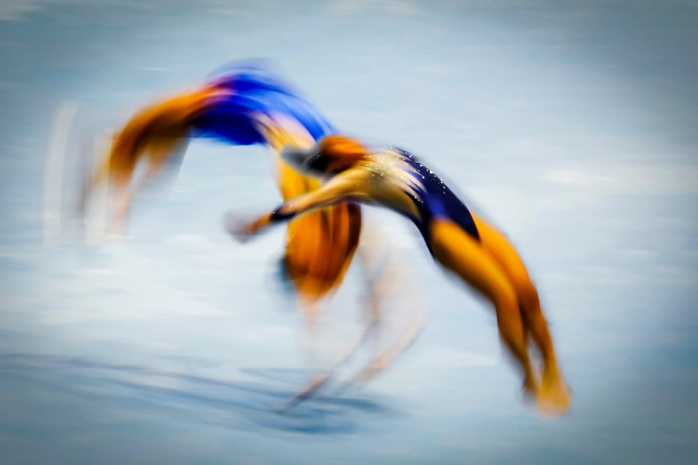 Acrobatic Motion Blur by Shin Woo Ryu — canvas wall art