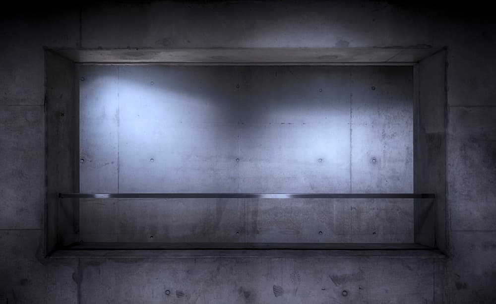 Minimalist Concrete Niche by Greetje van Son — canvas wall art