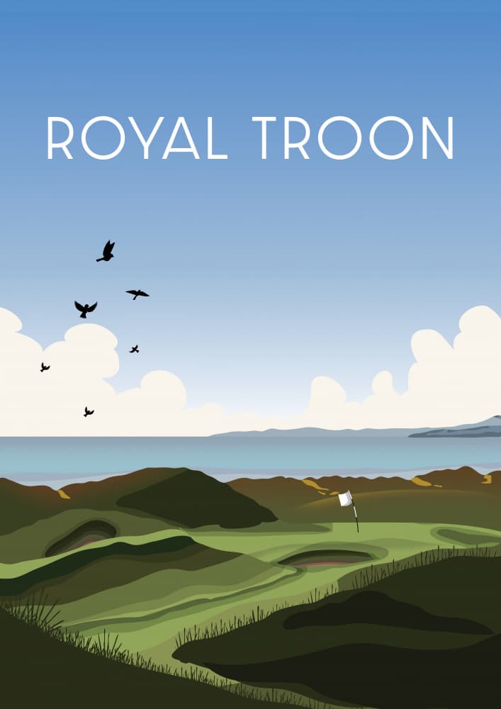 Royal Troon Golf Links by Nicholas — canvas wall art