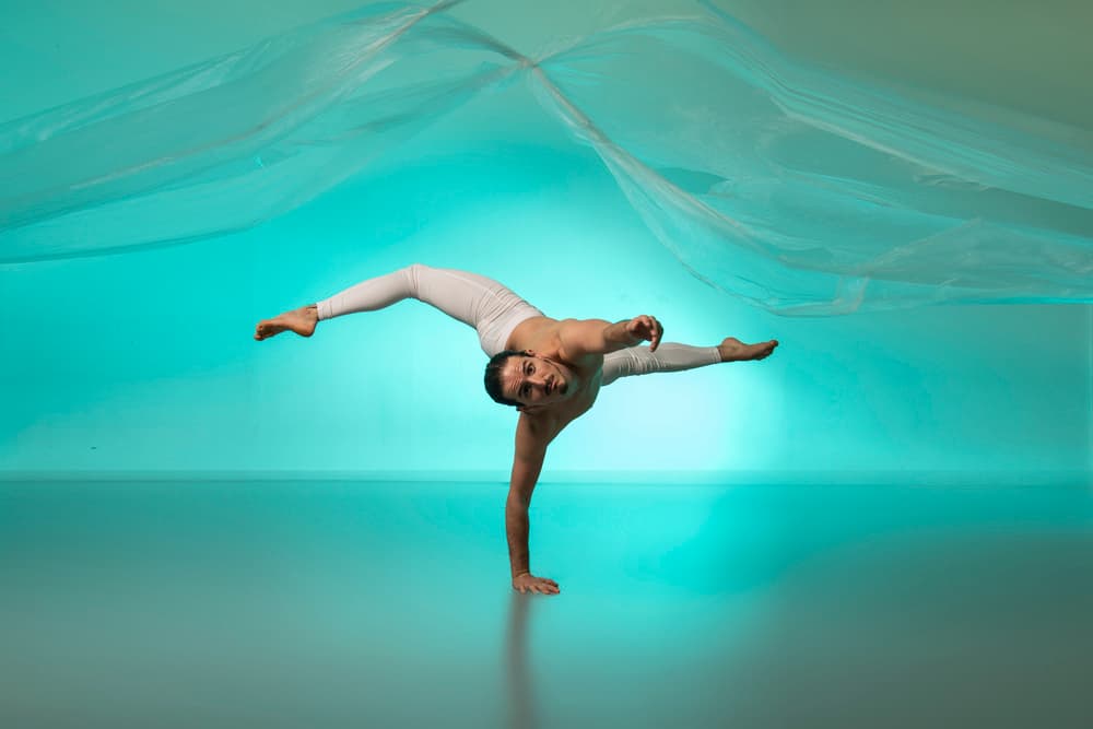 Serene Yoga Balance by Rob Li — canvas wall art