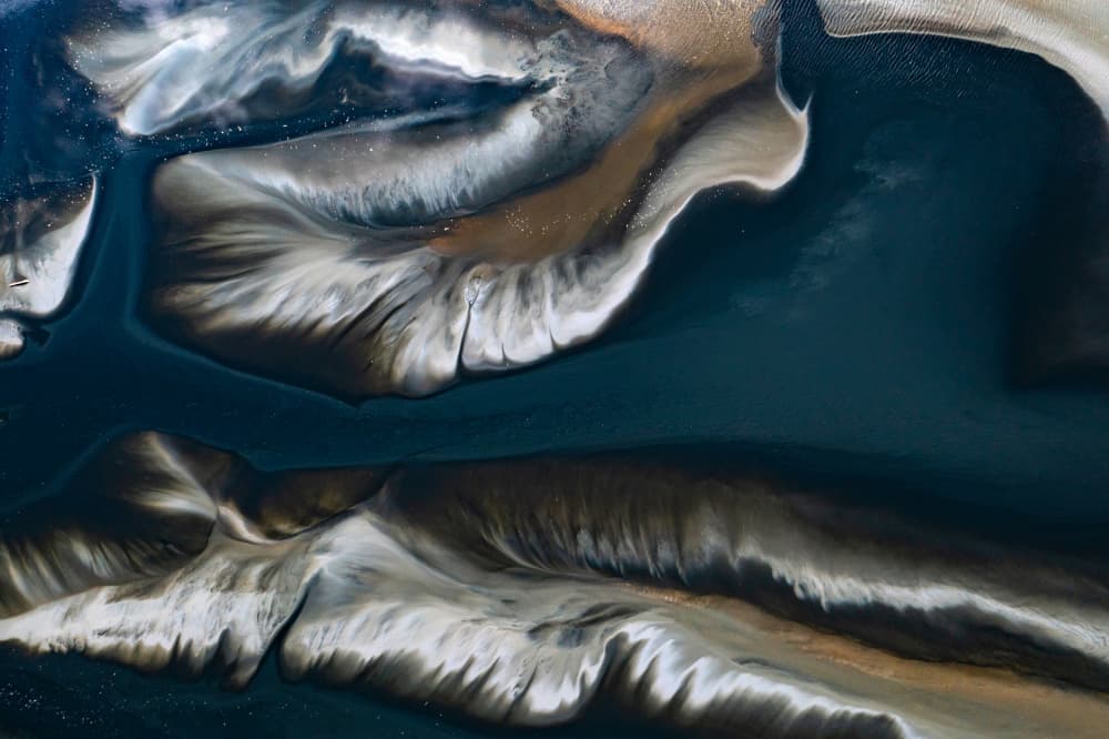 Flowing River Delta by Eros Erika — canvas wall art