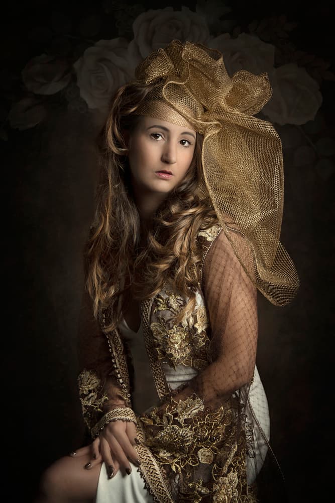 Golden Elegance by Carola Kayen-Mouthaan — canvas wall art