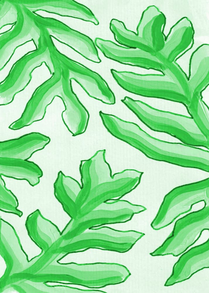 Fresh Green Foliage by Lori Ann Folz — canvas wall art